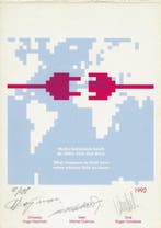 Hugo Heyrman (1942) - 3 New Year Art Cards (1992-1995)