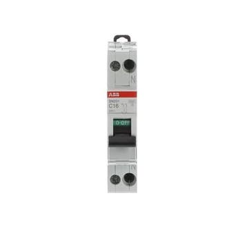 ABB installatieautomaat C16 1P+N (traag) SN 201 C16 -, Nieuw