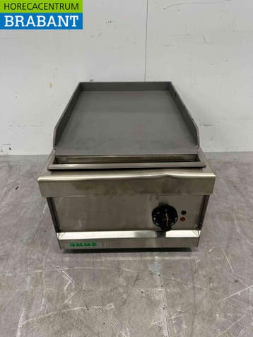 RVS Emme Grillplaat Bakplaat Gladde bakplaat 40 cm 400V, Ophalen of Verzenden, Nieuw zonder verpakking