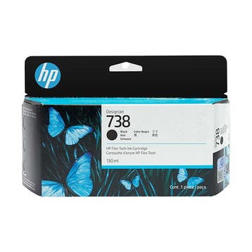 HP 738 (498N4A) inktcartridge zwart (origineel), Computers en Software, Verzenden, Nieuw, Cartridge, HP