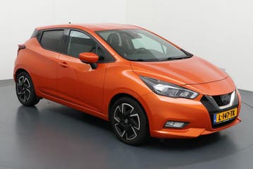Private Lease - Nissan Micra - IG-T 92 TEKNA 5d, Gebruikt, Met garantie (alle), Micra, Handgeschakeld