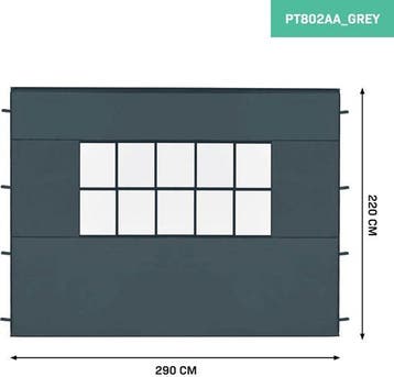 2dekans | VONROC Zijwanden Set - Voor Premium Partytent, Ophalen of Verzenden, Zo goed als nieuw