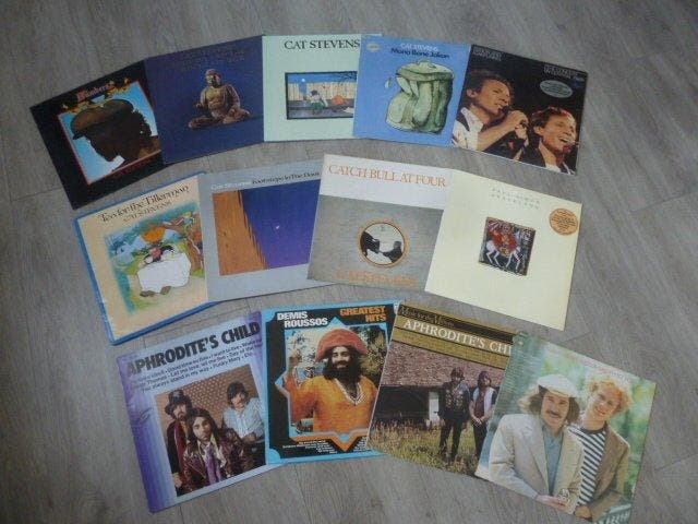 Simon & Garfunkel & Related, Cat Stevens, Aphrodites Child, Cd's en Dvd's, Vinyl Singles