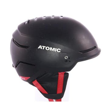 55 56 57 58 59 skihelm/snowboardhelm ATOMIC SAVOR, black/red, Verzenden, Gebruikt, Atomic