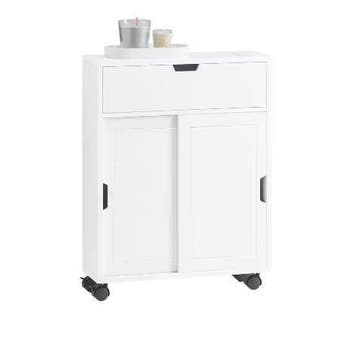 Smalle Badkamer Nisplank –Trolley met 2 Schuifdeuren en Klep, Huis en Inrichting, Verzenden, Nieuw