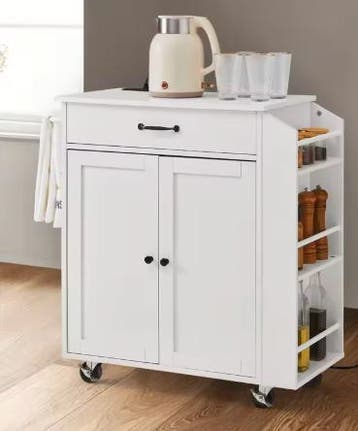 Keukentrolley met Stopcontact, Kast, Lade en Wielen – 86 cm, Verzenden, Nieuw
