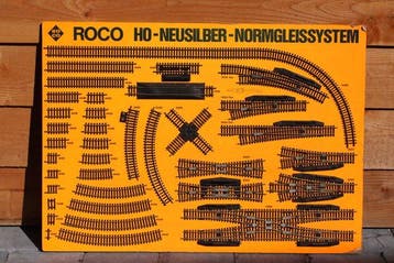 Promotievoorbeeldbord voor het ROCO H0, Hobby en Vrije tijd, Nieuw