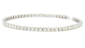 Zonder minimumprijs - Armband - 14 karaat Witgoud - 3.36ct., Nieuw
