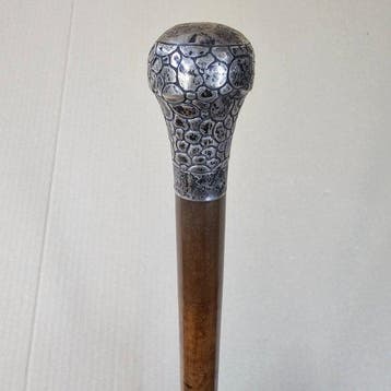 Wandelstok - .800 zilver - Wandelstok Zilver 800