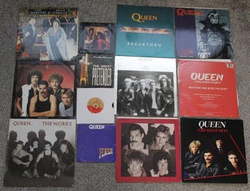 Queen, Freddie Mercury - 13 x Releases - a mix of LPs, Maxi, Cd's en Dvd's, Vinyl Singles, Nieuw in verpakking