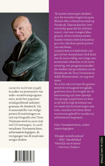 Voorwaarts leven, achterwaarts begrijpen 9789038808567, Verzenden, Zo goed als nieuw, Jacques Klöters