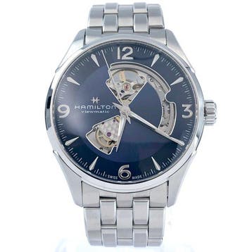 Hamilton - Jazzmaster Open Heart - H327050 - Heren -, Sieraden, Tassen en Uiterlijk, Horloges | Heren, Nieuw