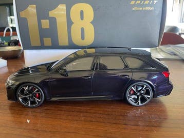 GT Spirit 1:18 - Modelauto - Audi RS6 Avant, Hobby en Vrije tijd, Modelauto's | 1:5 tot 1:12, Nieuw