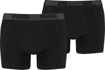 PUMA Boxershort Heren PUMA BASIC BOXER 2-pack - Black /, Verzenden