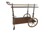 Serveerwagen - Hout, Metaal - Vintage serveerwagen, Nieuw