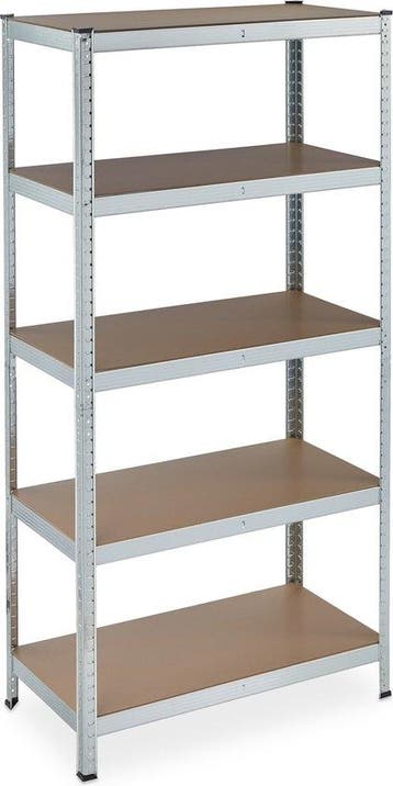 stellingkast - 875 kg - 180 x 90 x 45 cm - 5 etages -, Verzenden