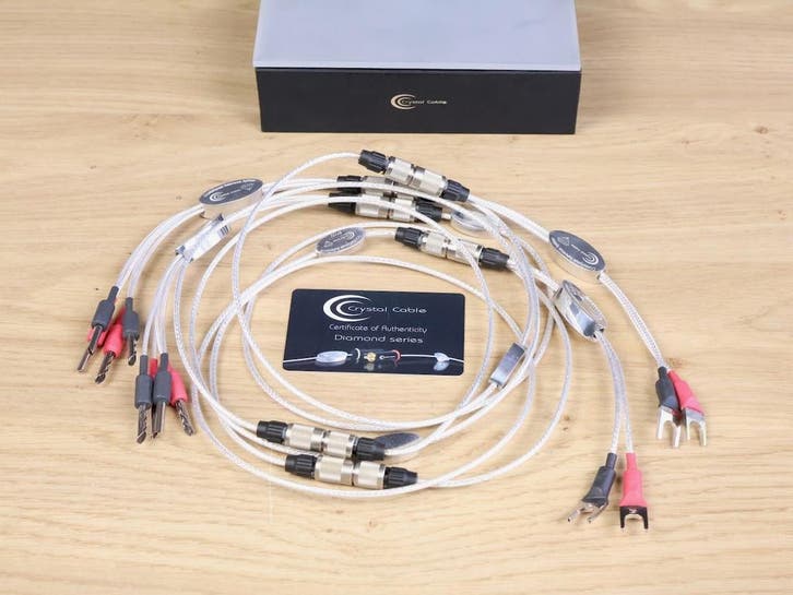 Crystal Cable Reference Diamond high end bi-wired audio spea, Audio, Tv en Foto, Audiokabels en Televisiekabels, Overige kabels