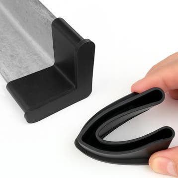 Flexibele L-vormige kap voor stellingkast, werkbank (50 mm,, Ophalen of Verzenden, Nieuw