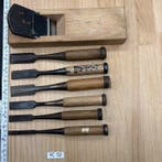 Vintage Japanse timmergereedschapset YC53 – Kanna Plane &