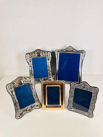 WACKER - Lijst (5)- Set van vijf vintage ornamentale