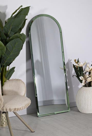 BAKU GROENE WANDSPIEGEL CM 55X2X150 ( BINNENSPIEGEL AFMETING, Ophalen of Verzenden, Nieuw