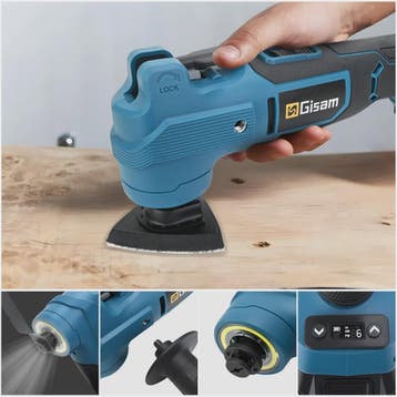 Gisam Multitool 7 Versnellingen Brushless - Oscillerend Gere, Verzenden, Nieuw