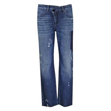 MAC • blauwe destroyed Criss Cross jeans • 36, MAC, Verzenden, Nieuw, Blauw