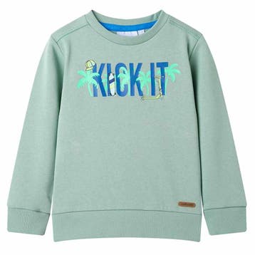 vidaXL Kindertrui 104 lichtkaki, Verzenden, Nieuw