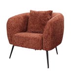 DS4U Olan fauteuil - kastanje, Ophalen of Verzenden, Nieuw, Bruin
