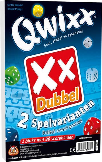 Qwixx - Dubbel Scorebloks | White Goblin Games -, Verzenden, Nieuw