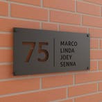 RVS NAAMBORDEN, Tuin en Terras, Tuinwanddecoratie, Verzenden, Nieuw