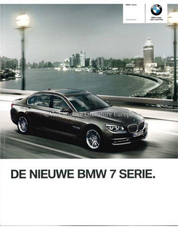 2012 BMW 7 SERIE BROCHURE NEDERLANDS, Nieuw, BMW, Author