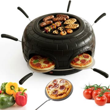 CuisineKing 3-in-1 Pizza Grill Oven G1 - 6 Personen -, Ophalen of Verzenden, Zo goed als nieuw