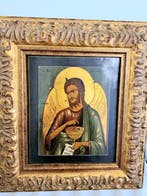 Icoon - Johannes de Doper - Hout