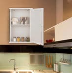 Witte Badkamer Spiegelkast – Wandkast met Opbergruimte, Verzenden, Nieuw