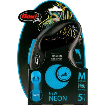 Flexi Rollijn New Neon Tape 5 mtr tot 25 kg Blauw, Verzenden, Nieuw