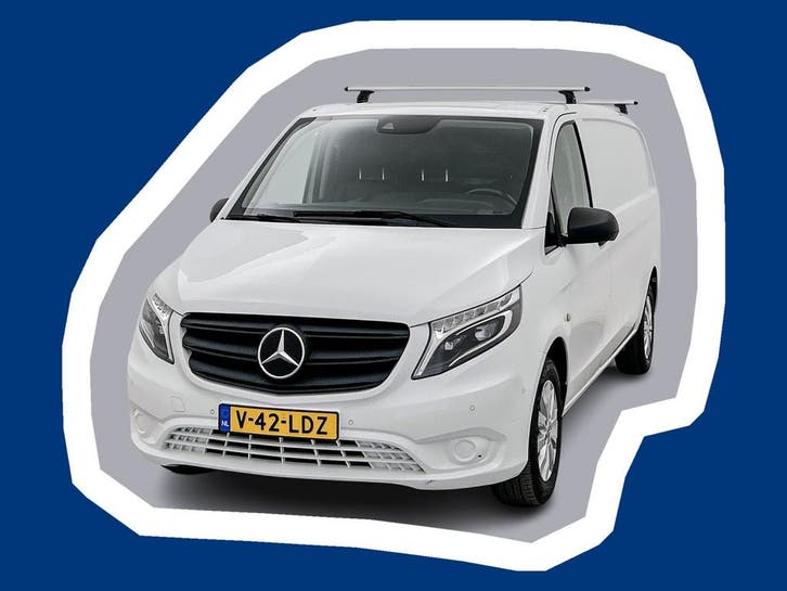 Zakelijke Lease |  Mercedes-Benz Vito 116 CDI L3 Trekhaak Le, Auto's, Bestelauto's, Lease, Grijs, Automaat, Wit, Mercedes-Benz