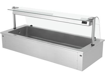GGM Gastro | Inbouw ijsbak - 2110mm - 6x GN 1/1 - 250L - met, Verzenden, Nieuw in verpakking