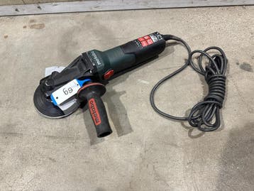 Metabo WEVF 10-125 QUICK INOX haakse slijper met platte kop, Ophalen of Verzenden, Gebruikt