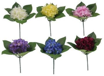 Hortensia Zijdenbloem Bundel Wit pick per stuk, Ophalen of Verzenden, Nieuw