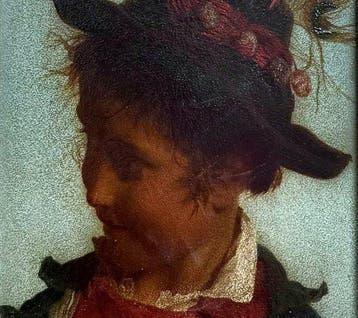 Adriano Bonifazi (1858-1914) - Youthful Italian Peasant Boy
