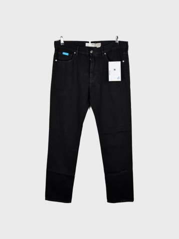 Abcd. Jeans Heren maat W36 / L32 Zwart, W36 - W38 (confectie 52/54), Ophalen of Verzenden, Zo goed als nieuw, Zwart