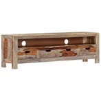 vidaXL TV-meubel 130x30x40 cm massief acaciahout, 100 tot 150 cm, Verzenden, Nieuw, Minder dan 100 cm