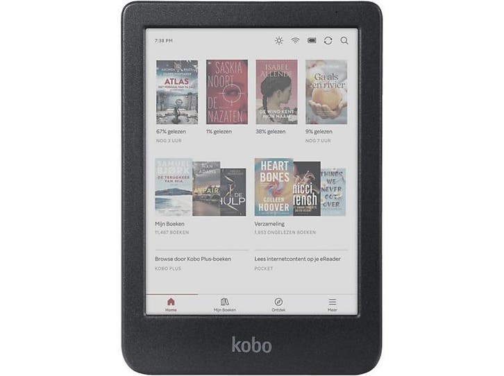 Kobo -  E-reader  - 6 Inch - 16 Gb  - Zwart, Computers en Software, E-readers, 6 inch of minder, 16 GB of meer, Nieuw, 6 inch of minder