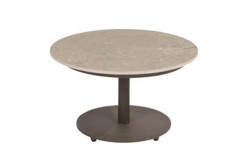 4 Seasons Outdoor Boaz koffietafel - terre/keramiek -  Ø60, Verzenden, Nieuw, Rond, Overige materialen