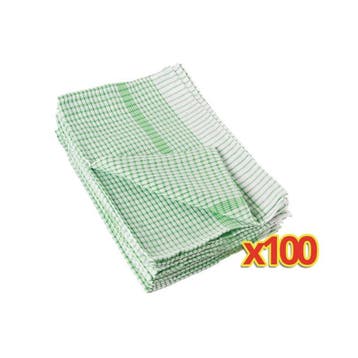 BULKVOORDEEL x100 Wonderdry theedoeken groen (100 stuks), Verzenden, Nieuw