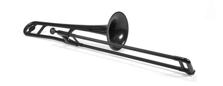 pBone Trombone Zwart, Muziek en Instrumenten, Blaasinstrumenten | Trombones, Tenor, Nieuw, Ophalen of Verzenden