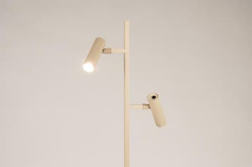 Rietveld Vloerlampen - Beige, Zand - Aluminium, Verzenden, Nieuw