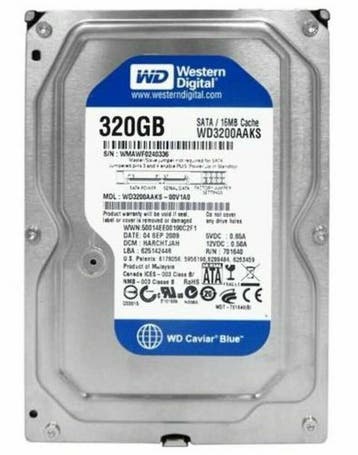 WD3200AAKS – 320GB – 3.5 SATA HDD – 7200 RPM – 16MB cache, Computers en Software, Ophalen of Verzenden, Nieuw