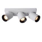 Lucide NIGEL - Plafondspot LED Dim to warm GU10 3x5W, Verzenden, Nieuw, Trendy verlichting